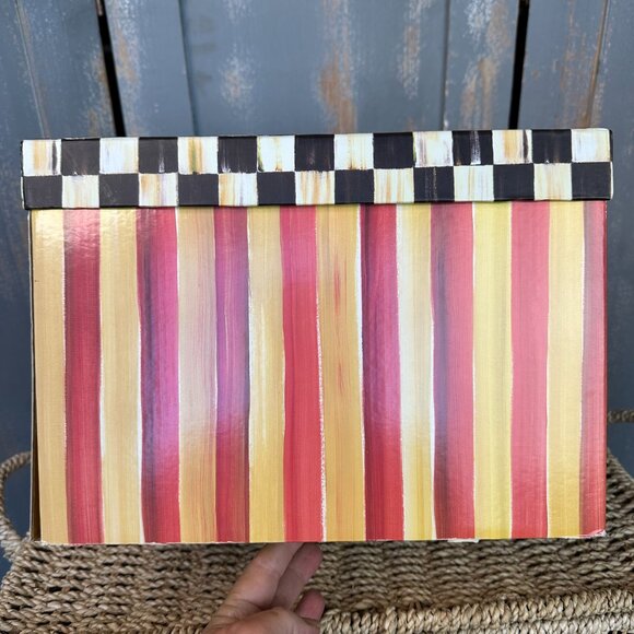 MacKenzi -Childs Storage Gift Boxes Set Of Two - Picture 10 of 16